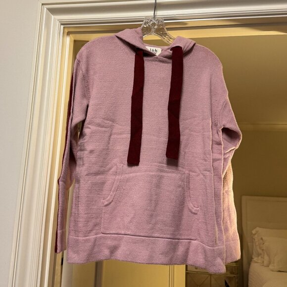 Joh Cashmere Rose Sweater Hoodie NWT - Picture 2 of 3